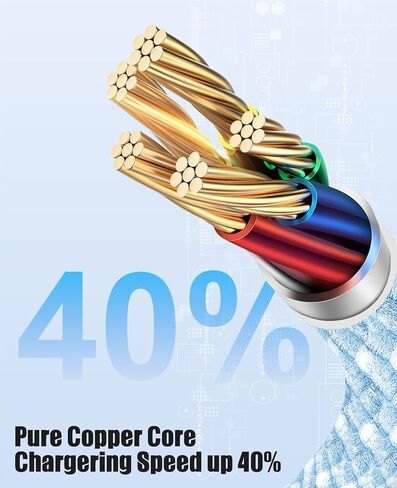 10FT Long USB C to USB C Cable for Apple iPhone 15, 60W Type C to Type C Charger Cable Fast Charging for iPhone 15 Pro Max Plus, Samsung Galaxy S24 S23,iPad Pro Air,MacBook Pro Air (2Pack) in Saudi Arabia