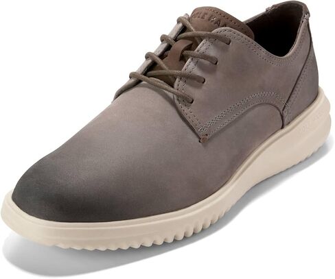 Cole Haan Men's Grand+ Plain Toe Oxford, Magnet Nubuck/Grey, 8 in Saudi Arabia