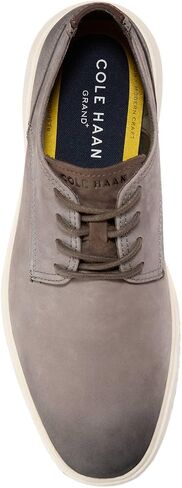 Cole Haan Men's Grand+ Plain Toe Oxford, Magnet Nubuck/Grey, 8 in Saudi Arabia