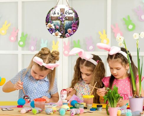 لافتات WaaHome المضحكة من الفينيل، مقاس 11.3 بوصة، تصميم زهرة النحل على شكل زهرة المزرعة، لتزيين الباب الأمامي للمنزل in Kuwait