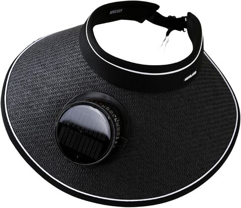 Cooling Sun Hat with Dual Fans, UV Protection Wide Brim Cap, Adjustable Unisex Summer Hat, SPF 50 in Saudi Arabia