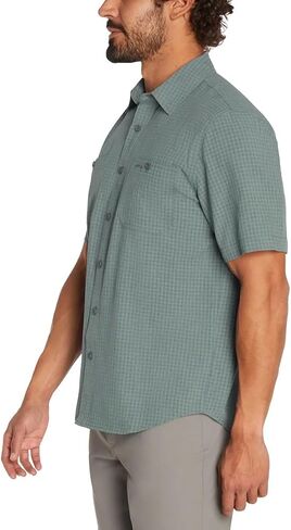 Orvis Men's UPF 30 Relaxed Fit Quick-Dry Short Sleeve Woven in Saudi Arabia