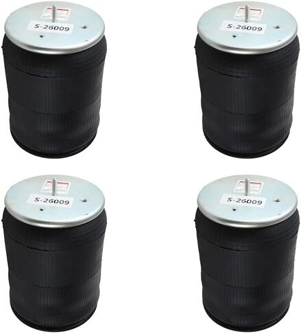 Mytee Products 4 Pk Heavy Duty Air Spring Bag - Rolling Lobe Air Suspension Spring Replaces 1R12-654, Goodyear 1R12-1049, STM1R12654, Mack 21244322, Dayton Parts 352-8468, 452-8468, Meritor AS8468 in Saudi Arabia