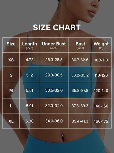 YEOREO Women's Spaghetti Strap Sports Bra Enidy Square Neck Yoga Wireless Low Impact Padded Seamless Cami Crop Top in Kuwait