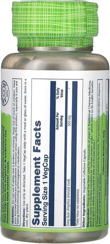 Solaray Dong Quai Root 550mg | الحيض الصحي ودعم انقطاع الطمث | ملحق صحة المرأة | جذر كامل | غير المعدلة وراثيا ، نباتي ومختبر التحقق | 180CT in Saudi Arabia