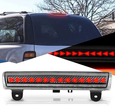 مصباح إيقاف ضوء الفرامل LED الثالث الثالث عالي الجودة من Auto Dynasty Red متوافق مع Chevy Tahoe Suburban GMC Yukon XL GMT800 00-06 in Kuwait