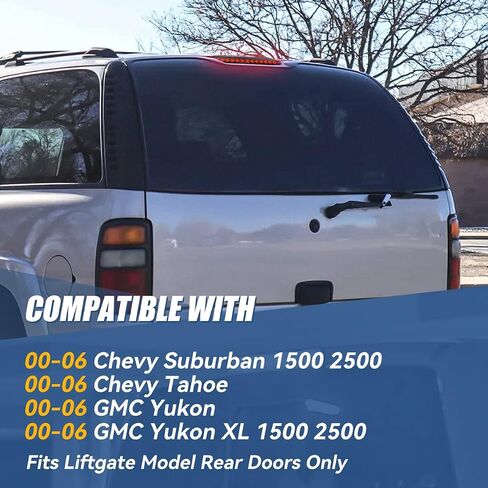مصباح إيقاف ضوء الفرامل LED الثالث الثالث عالي الجودة من Auto Dynasty Red متوافق مع Chevy Tahoe Suburban GMC Yukon XL GMT800 00-06 in Kuwait