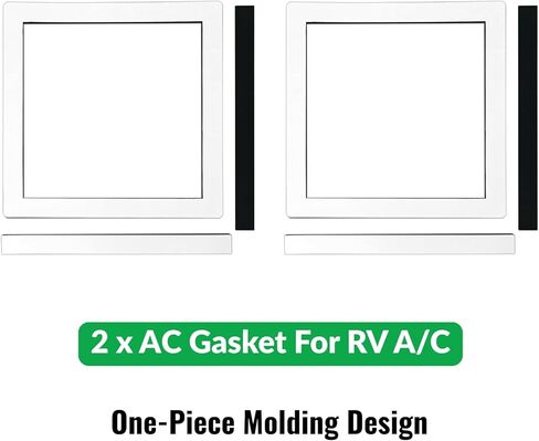 14 "x14" استبدال حشية مكيف الهواء RV ، حشية RV AC من قطعة واحدة ومجموعة ختم ، ختم RV A/C مقاوم للتسرب ، مجموعة ختم السقف RV للمقطورة ، Van 1PC in Kuwait