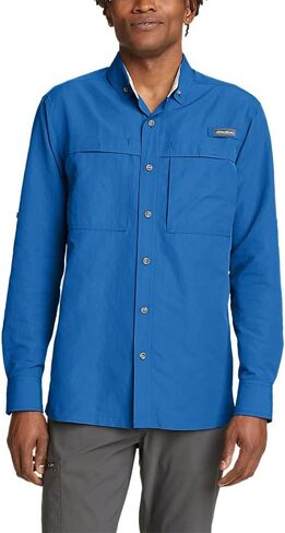 Eddie Bauer Men's Ripstop Guide Long-Sleeve Shirt in Saudi Arabia