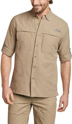 Eddie Bauer Men's Ripstop Guide Shirt Long Sleeve in Saudi Arabia