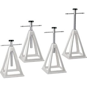 RVGUARD RV Stack Jacks 1 Pack, Aluminum Stabilizer Jacks for RV Trailer Camper, Single Support Up to 6000 Lbs, Adjustable from 11" to 17" in Kuwait