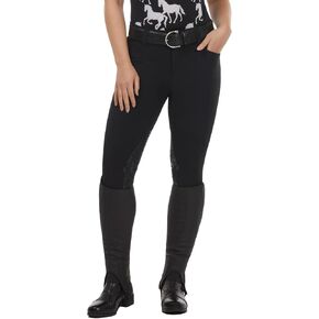 Kerrits Women's Affinity Pro Knee Patch Riding Breeches – Comfortable Equestrian Show Breech with Secure Silicone Grip in Kuwait