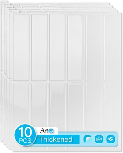 Art3d 11.4 x 9 Inch Heavy-Duty Peel and Stick Backsplash for Home Décor, 10-Pack Vinyl Wall Tiles for Kitchen Countertop, Green in Saudi Arabia