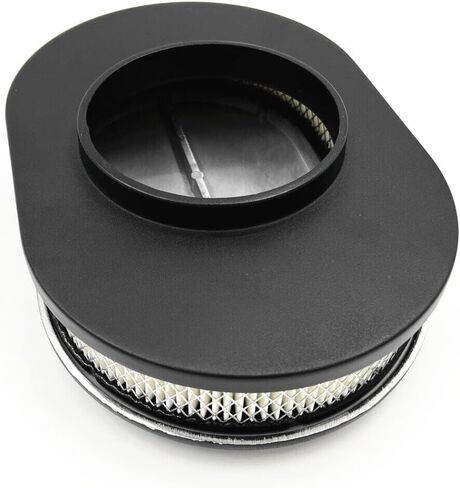 UnionHub 12 "" Oval Black Aluminium Cleaner Cleaner Cleaner Cleaner Cleaner Cleaner Classic Chevy Ford Hot Rod ، LN.706-B in Kuwait