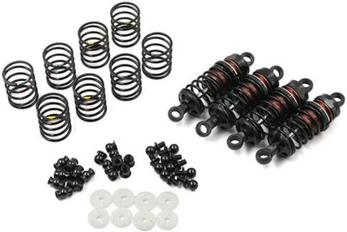 Yeah Racing BBG-0055BK Alum Big Bore Go 55mm Damper Set (4) Black : 1/10 Touring Car in Saudi Arabia