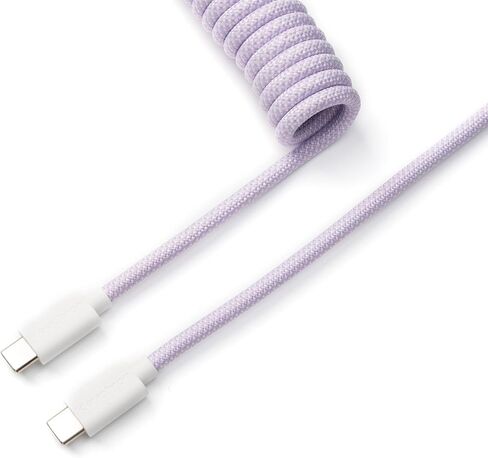 Keychron Custom Coiled Aviator USB Cable - Yellow in Saudi Arabia