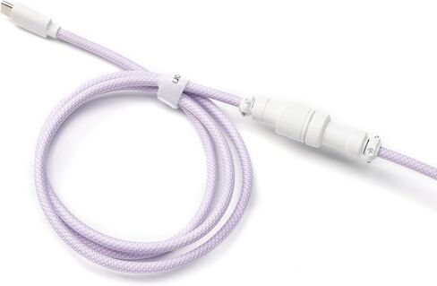 Keychron Custom Coiled Aviator USB Cable - Yellow in Saudi Arabia
