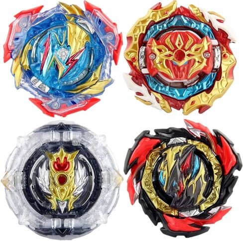 HaoKenai Ultimate Valkyrie B-193 4 قطع من قمصان الجيروسكوب القتالية، قمم انفجار المعركة، أعظم مجموعة رافائيل أسترال سبريججان الخطرة من بيليال للمبتدئين، هدية فكرة حفلة عيد الميلاد للأولاد in Kuwait