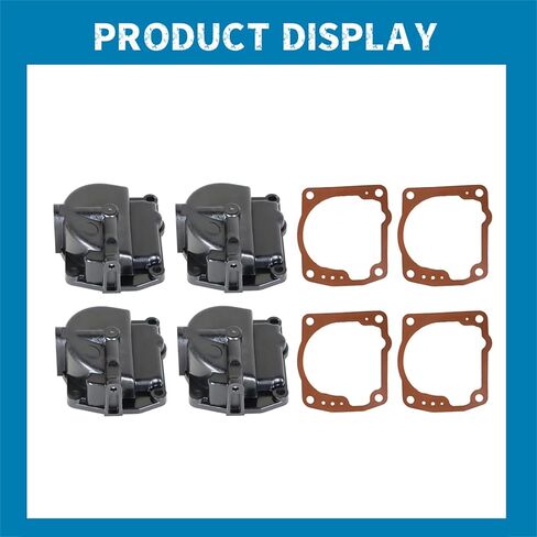 4 PCS Carburetor Float Carb Bowl مع استبدال الحشية لجونسون Evinrude 90-175HP 0433000 in Kuwait