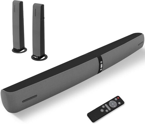 USB Wired Soundbar, 12 inch Portable Soundbar, Desktop Soundbar USB Powered in Saudi Arabia