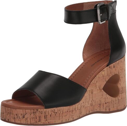 Lucky Brand Women's Himmy Sculpted Wedge Sandal, True Vachetta, 10 in Saudi Arabia