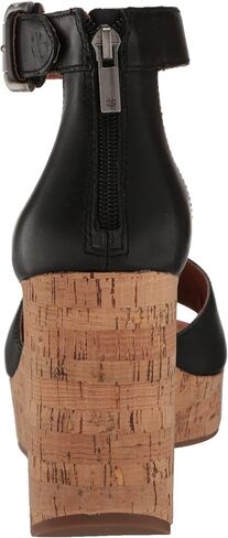 Lucky Brand Women's Himmy Sculpted Wedge Sandal, True Vachetta, 10 in Saudi Arabia