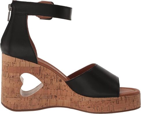 Lucky Brand Women's Himmy Sculpted Wedge Sandal, True Vachetta, 10 in Saudi Arabia