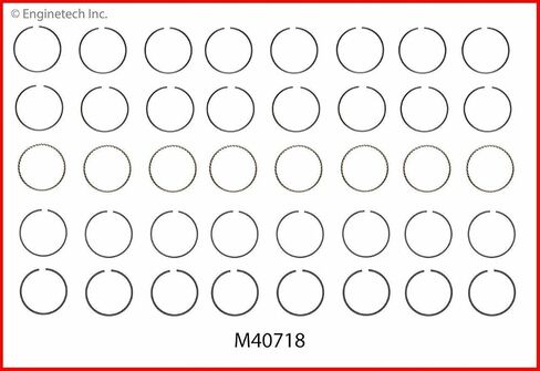 RERING KIT W/Full GASKET SET RINGS FITS: 2007-2008 CHEVROLET GMC CADILLAC 6.2L 6200 V8 Vortec L92 L94 in Saudi Arabia