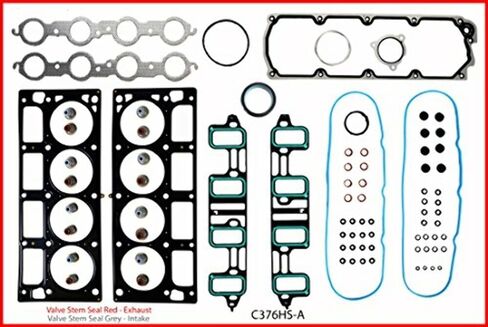RERING KIT W/Full GASKET SET RINGS FITS: 2007-2008 CHEVROLET GMC CADILLAC 6.2L 6200 V8 Vortec L92 L94 in Saudi Arabia