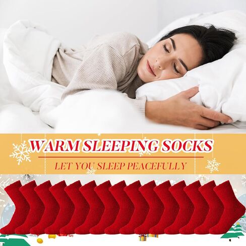 Handepo 60 أزواج من النساء الجوارب غامضة الجزء الشتاء دافئ طاقم ناعم رقيق الجوارب النسي إلى الهدايا الداخلية عيد الميلاد in Kuwait