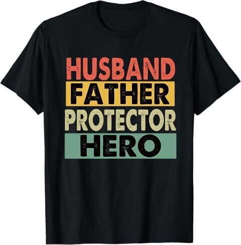 زوج حامي بطل تي شيرت الآباء يوم بلايز لأبي الأب الجدة الرجال قميص حجم M L XL XXL 3XL in Kuwait