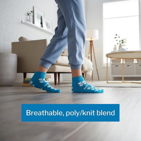 جوارب McKesson Slipper ، جوارب قبضة غير قابلة للانزلاق ، مطبوعات مخلب ، Teal ، حجم واحد يناسب أكثر ، 96 زوجًا in Saudi Arabia