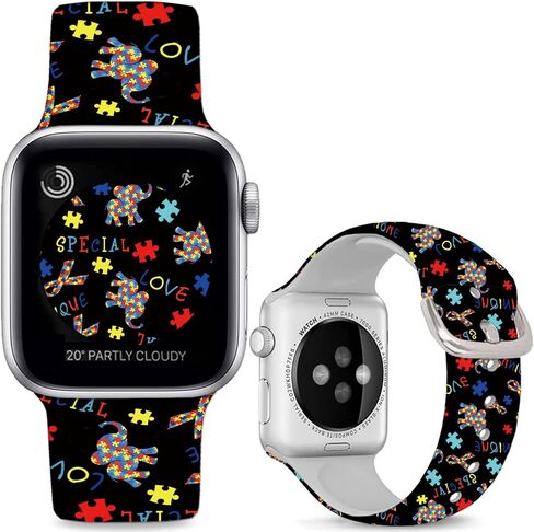 Compatible with Apple Watch Band Hello K Sweet Pink 38mm 40mm 41mm,Soft Silicone Kawaii Cute Strap Compatible with iWatch Series SE 9 8 7 6 5 4 3 2 1 Kids Girls Women in Saudi Arabia