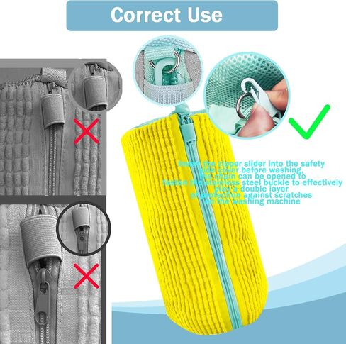 Shoe Washing Machine Bag- Reusable Shoe Washing Machine Bag, With 2 Drying Racks 12 Cleaning Ball, Sneaker Tennis Shoe Cleaner Kit, Quick Clean for Busy Families(Yellow 2pcs) in Saudi Arabia