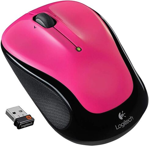 Logitech M325 Wireless Mouse for Web Scrolling - Brilliant Rose in Saudi Arabia