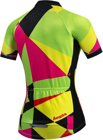 Aogda Cycling Jerseys Women Bike Tops Team Biking Shirts Bicycle Clothing in Kuwait