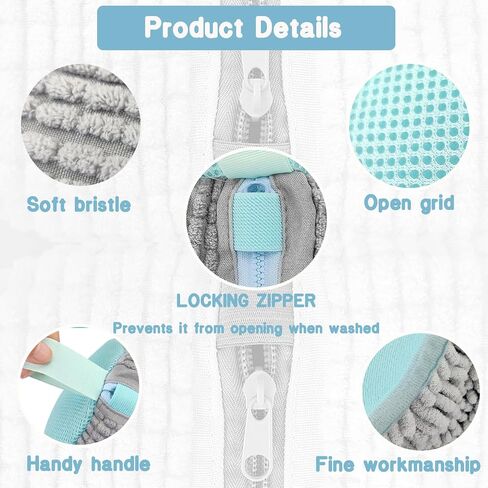 Shoe Washing Machine Bag- Reusable Shoe Washing Machine Bag, With 2 Drying Racks 12 Cleaning Ball, Sneaker Tennis Shoe Cleaner Kit, Quick Clean for Busy Families(Yellow 2pcs) in Saudi Arabia
