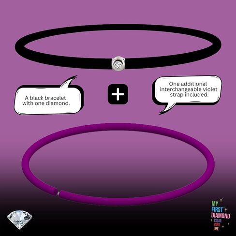 MY FIRST DIAMOND - Original - Diamond bracelet - Polyvinyl - unisex in Saudi Arabia