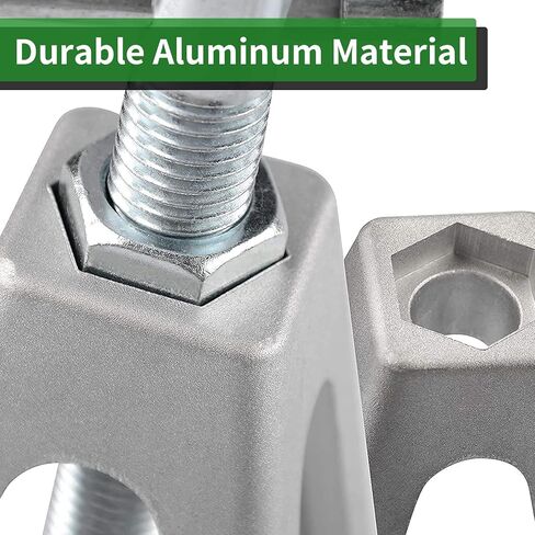 RVGUARD RV Stack Jacks 1 Pack, Aluminum Stabilizer Jacks for RV Trailer Camper, Single Support Up to 6000 Lbs, Adjustable from 11" to 17" in Kuwait