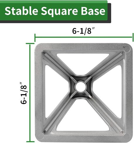 RVGUARD RV Stack Jacks 1 Pack, Aluminum Stabilizer Jacks for RV Trailer Camper, Single Support Up to 6000 Lbs, Adjustable from 11" to 17" in Kuwait