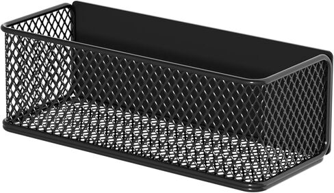 Magnetic Basket Magnetic Fridge Organizer Magnetic Pencil Holder Whiteboard Accessories Home Kitchen Organization (Black-High) in Saudi Arabia