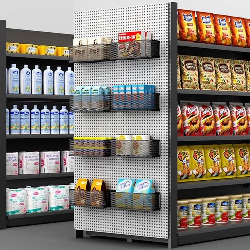 Magnetic Basket Magnetic Fridge Organizer Magnetic Pencil Holder Whiteboard Accessories Home Kitchen Organization (Black-High) in Saudi Arabia