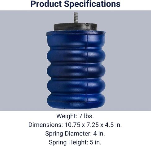 Supersprings SSR-601-40 | Sumosprings الخلفية لنيسان NV200 ، شيفروليه سيتي إكسبريس ، الأزرق ، 1000 رطل. in Saudi Arabia