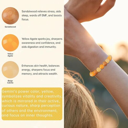 NFC Zodiac Bracelet Aries with Real-Time Daily Horoscope - Personalized Astrology Birthstone Jewelry, Adjustable Knot Design for All 12 Zodiac Signs, Spiritual Gift for Women & Men in Saudi Arabia