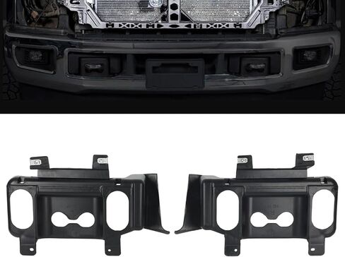 Front Bumper Lower Air Intake Duct Radiator Support Air Deflector Duct Cover Trim Panel Driver Passenger for Ford F-250 F-350 F-450 F-550 Super Duty King Ranch Lariat Platinum XL XLT 2017 2018 2019 in Saudi Arabia