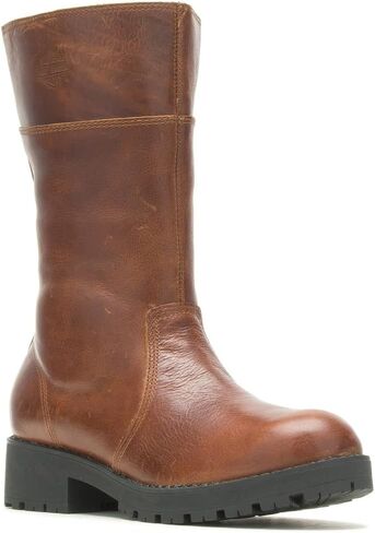 Harley-Davidson Women's Lynwood WP Black or Brown Motorcycle Boots D87219 in Saudi Arabia