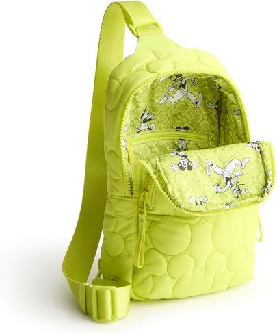Vera Bradley Women's Disney Featherweight Lorman Sling Backpack Crossbody Bag, Moonless Night, One Size in Saudi Arabia