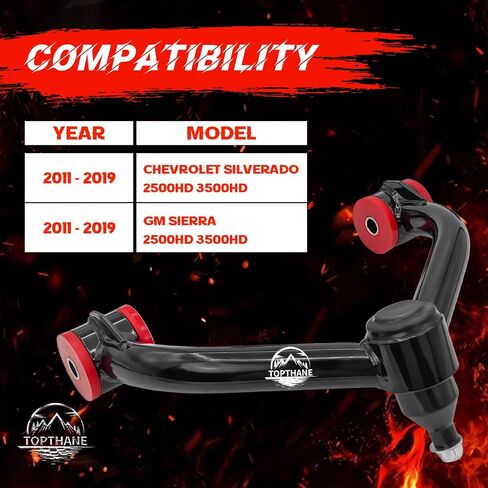 Front Upper Control Arms for 2005-2010 Jeep Grand Cherokee (WK)＆Commander (XK),1-4" Lift Tubular Adjustable Suspension Control Arm with Ball Joints in Saudi Arabia