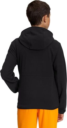 The North Face Teen Glacier Lightweight Full Zip Hoodie Jacket ، TNF Black ، X-Small in Saudi Arabia