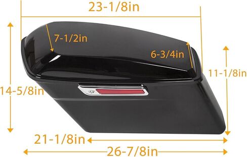 for 95-97,for Bones 08-11,for 90-13,for Lo 10-13,for Heritage 86-13,for 99-09 Heritage Hard Saddlebags Saddle Bags w/Conversion Brackets in Saudi Arabia